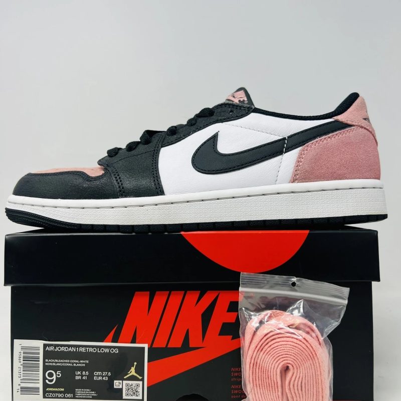 jordan jordan 1 low og bleached coral