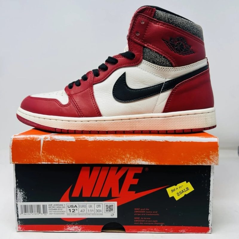 jordan jordan 1 retro high og chicago lost and fou