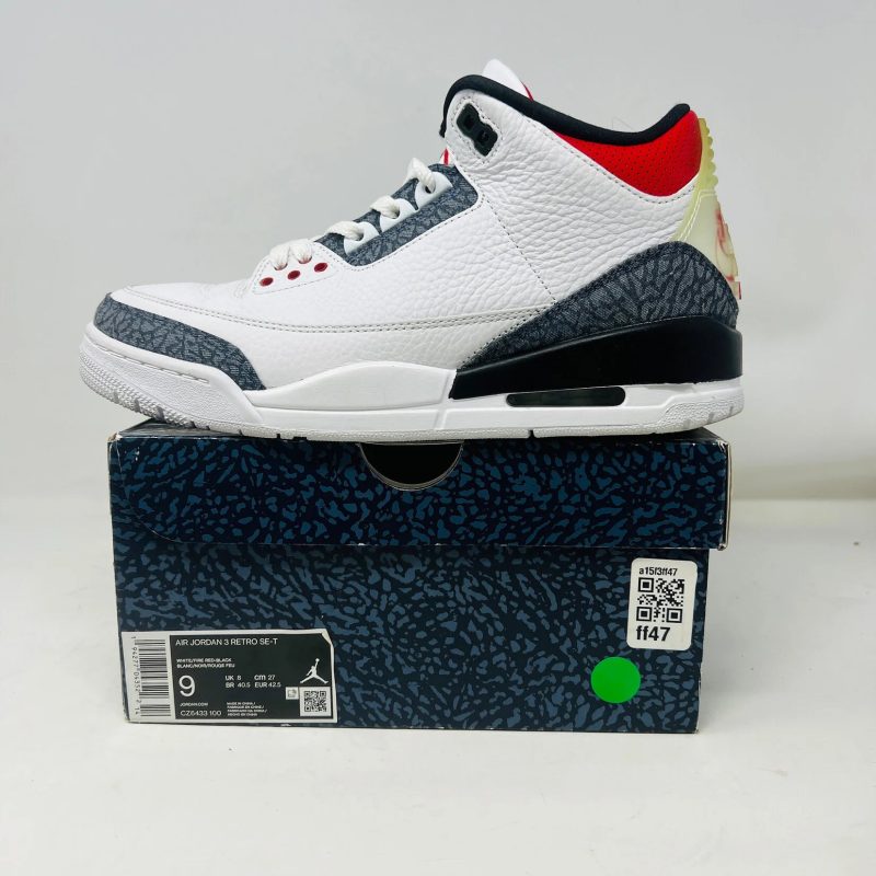 jordan jordan 3 retro se t cojp fire red denim