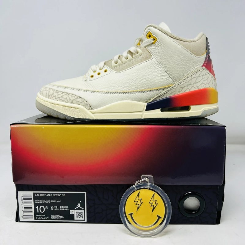 jordan jordan 3 retro sp j balvin medellin sunset