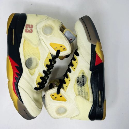 off white jordan 5 retro off white sail 4